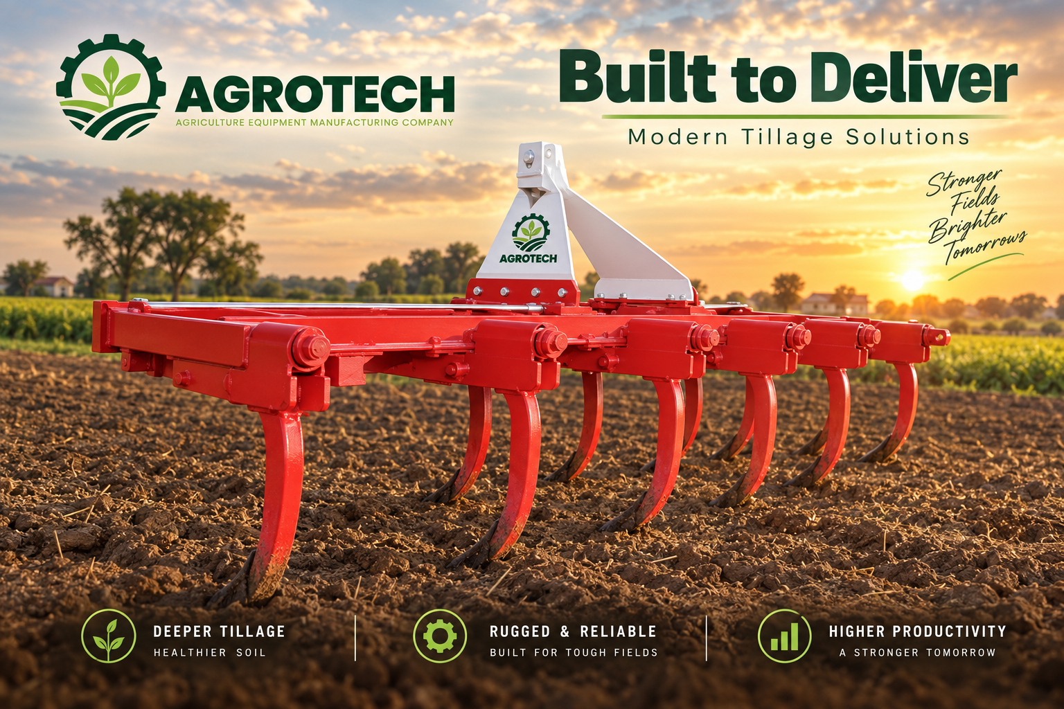 Additional front view of Agrotech Cultivator