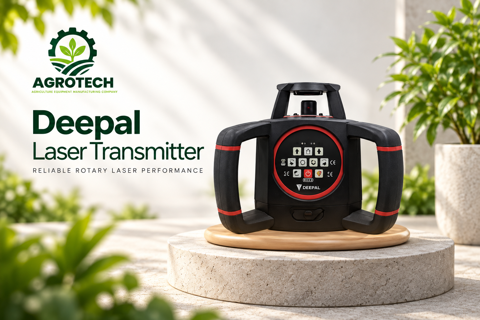 Deepal Laser Transmitter with protected rotary head