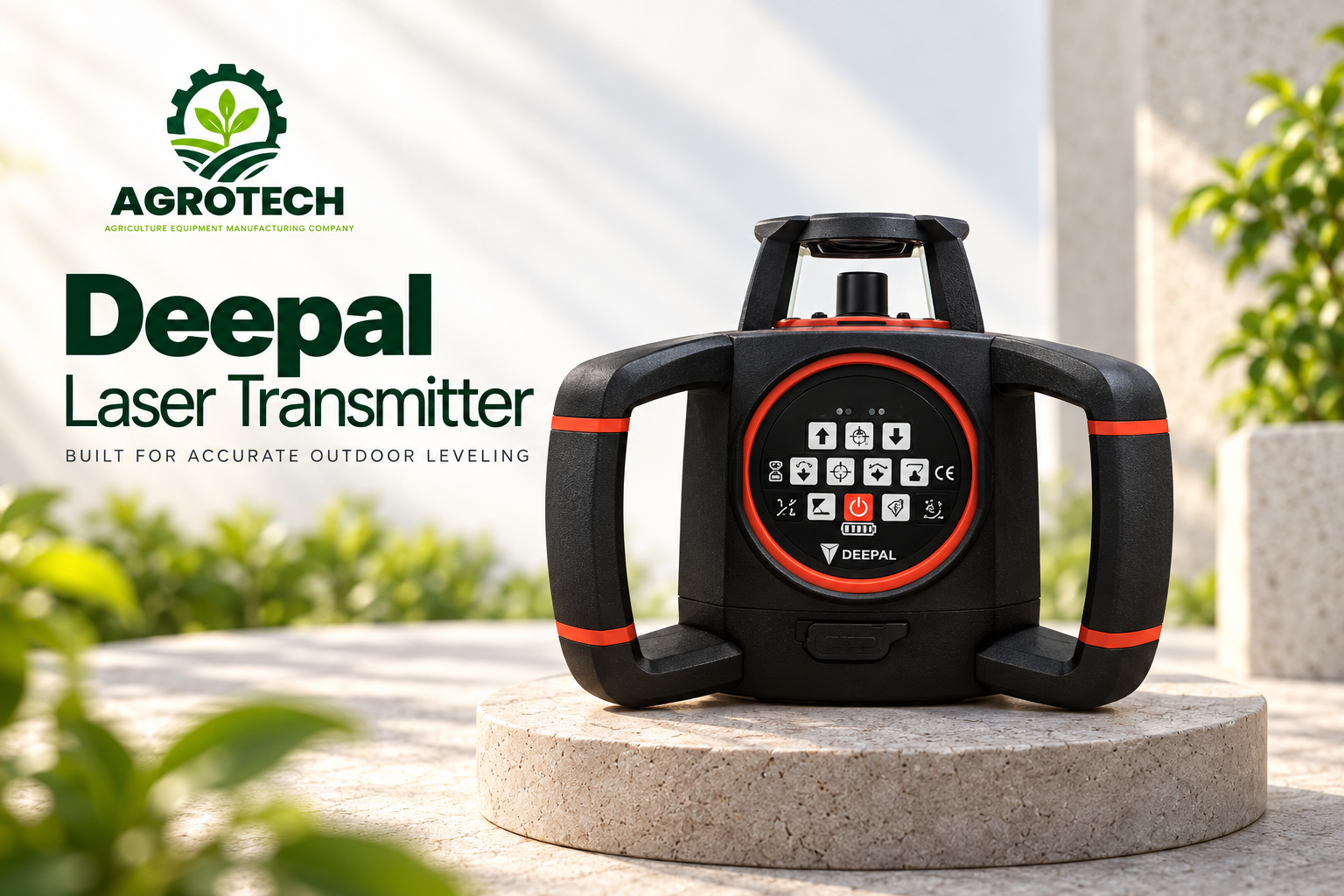 Deepal Laser Transmitter field setup view