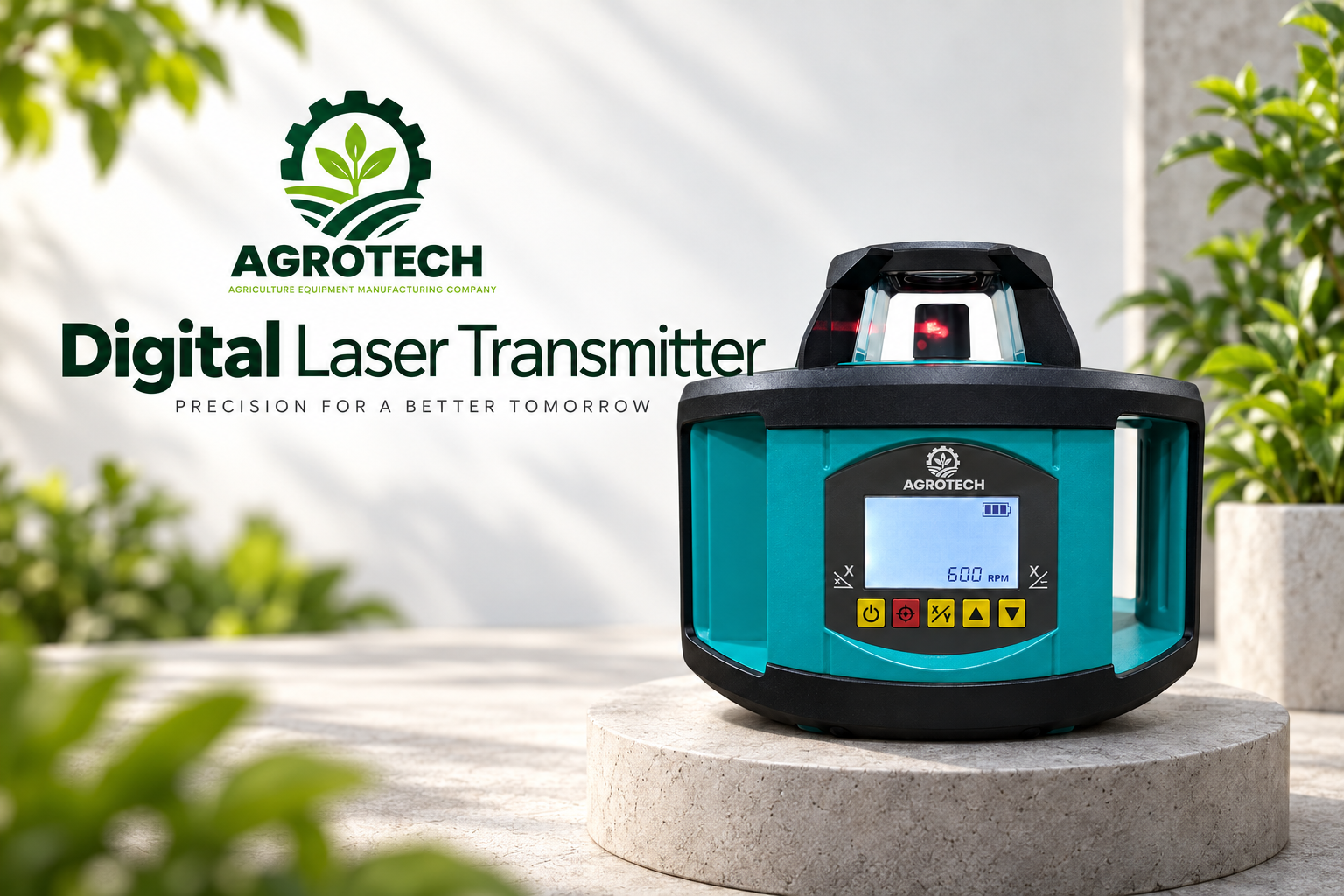 Agrotech digital laser transmitter