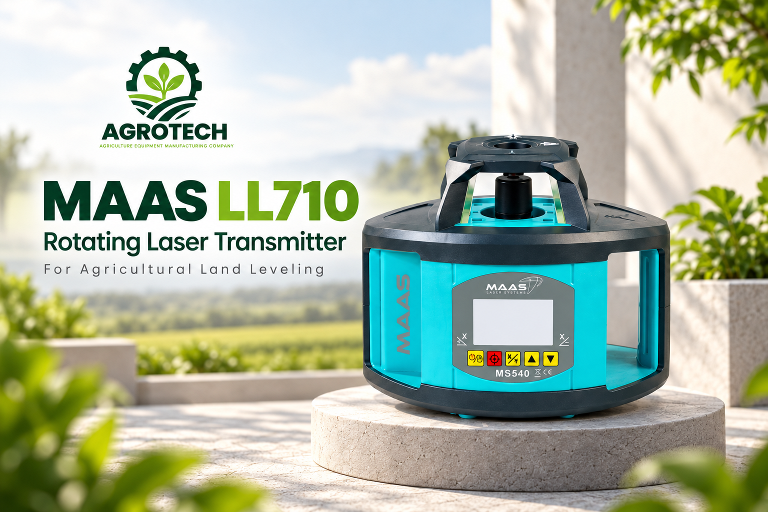 MAAS LL710 agricultural land-levelling transmitter
